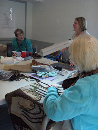 My Just Desserts, Rug Retreat, Instructor Kathy Meentemeyer